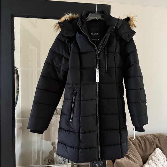 Noize Faux Fur Trim Down Parka - Picture 4 of 6